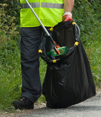 Help to keep our villages clear of rubbish.