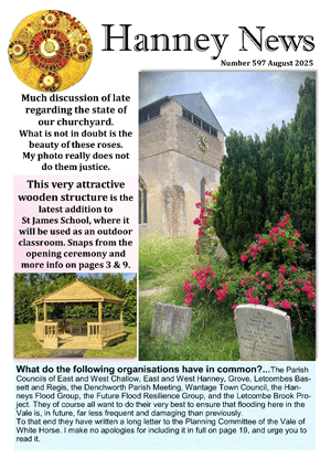 The current issue of Hanney News.