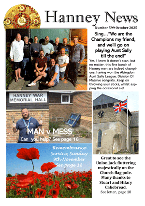 The current issue of Hanney News.