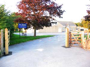 Entrance to St James C of E Primary School